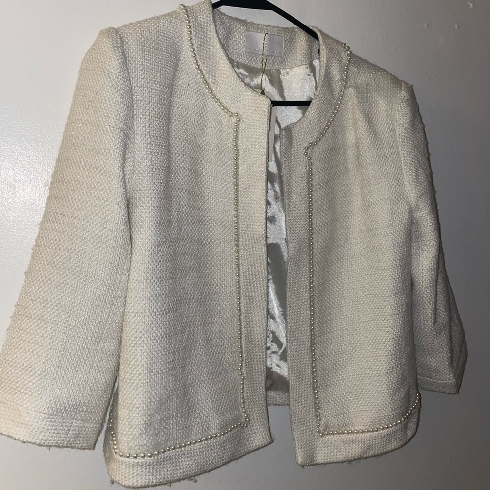 Cream blazer